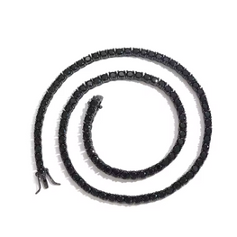Tênis necklace in black