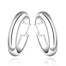 Hoop Thick Earring Sterling Silver 925