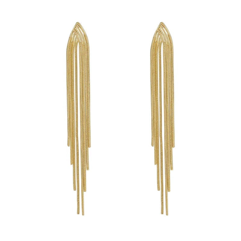 Chandelier earrings 18K Vermeil