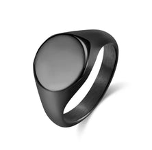 Ring Handmade Highly Polished Stainless Steel 18k Gold PVD Oval