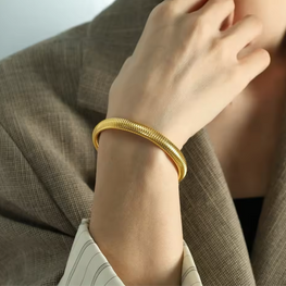 Flex Snake Bracelet 18k Gold Plated Bracelet