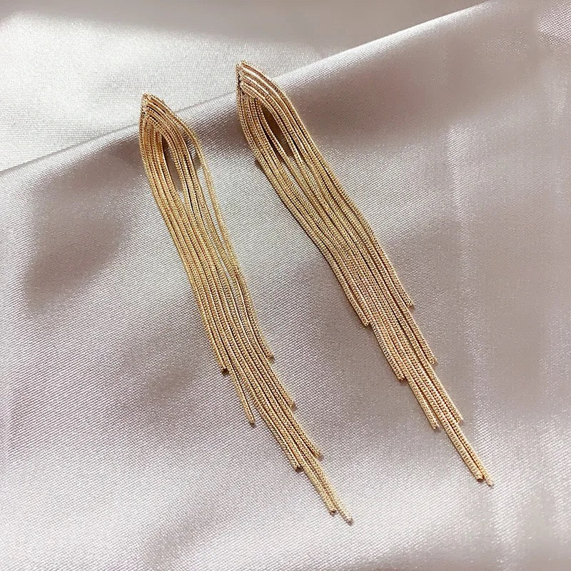Chandelier earrings 18K Vermeil