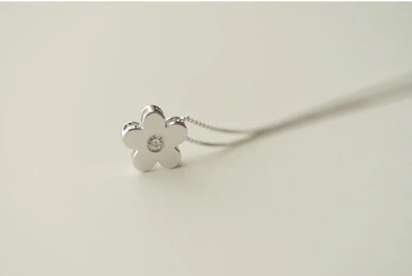 Necklace Flower Sterling Silver 925