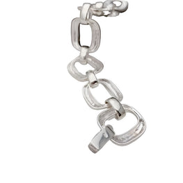 Solid Sterling Silver Chain Bracelet